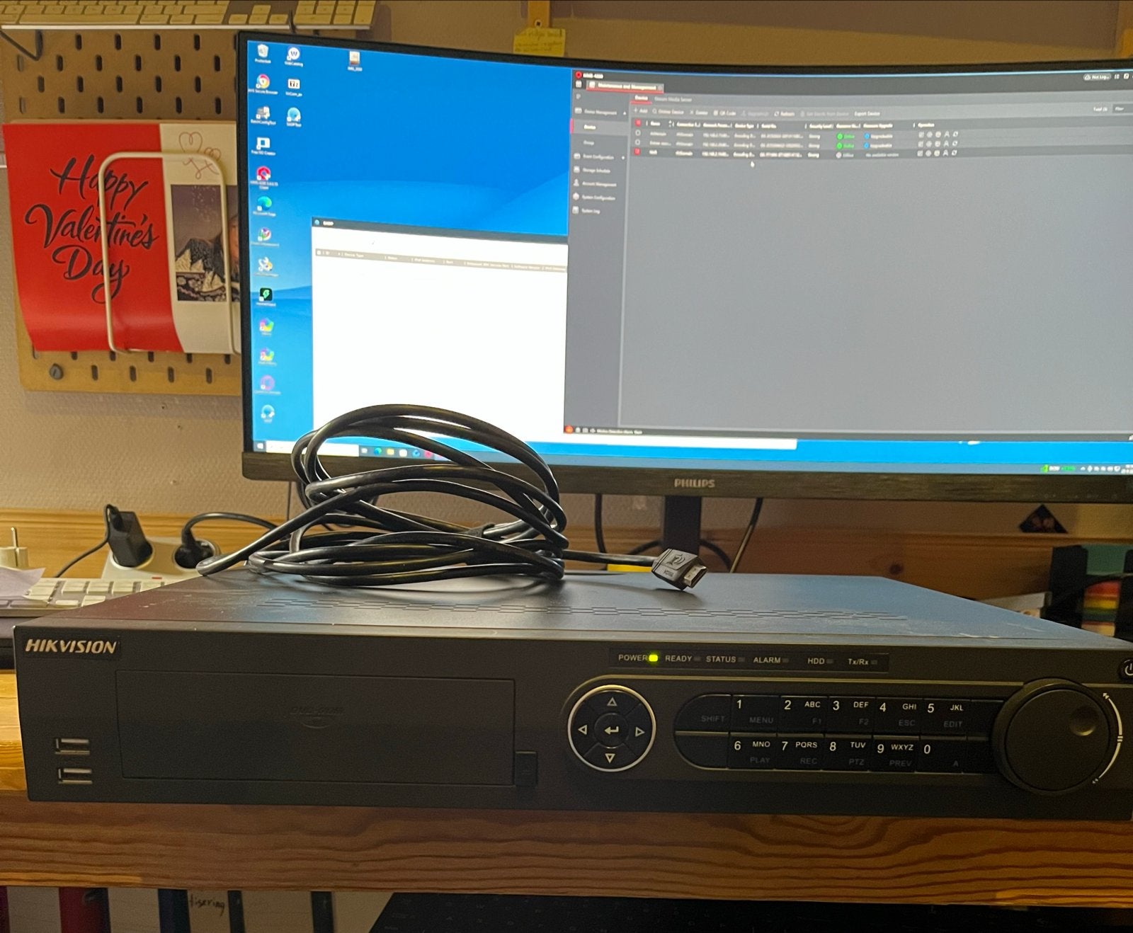 TE KOOP: Intercom set met NVR van Hikvision, Ophalen of Verzenden, Gebruikt