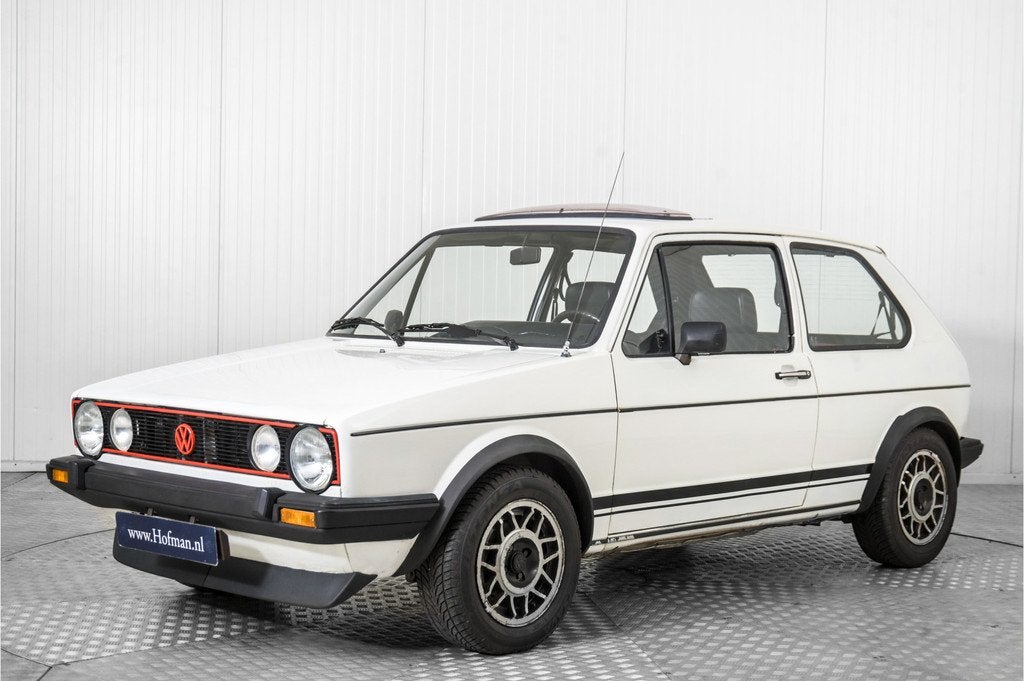 Volkswagen Golf 1 1.8 GTi (bj 1983), Voorwielaandrijving, Gebruikt, 4 cilinders, Wit