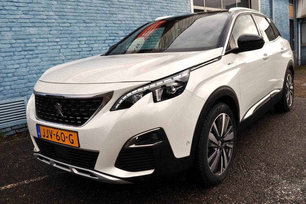 Peugeot 3008 1.6 HYb4 300 GT leer mass el klep (bj 2020), Auto's, Automaat, 12 maanden, 4 cilinders, Wit