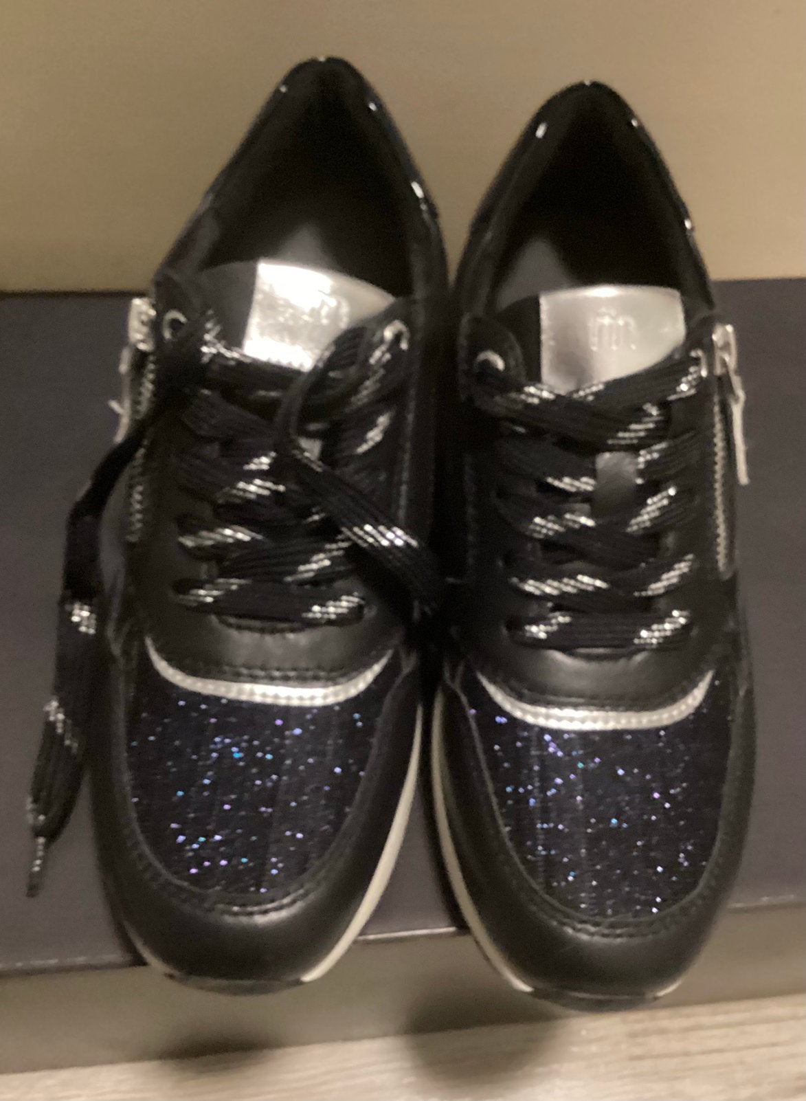 NIEUWE LEREN MEDICUS SNEAKERS,Donkerblauw maat 4,5= 37,5, Blauw, Nieuw, Ophalen of Verzenden, Sneakers of Gympen