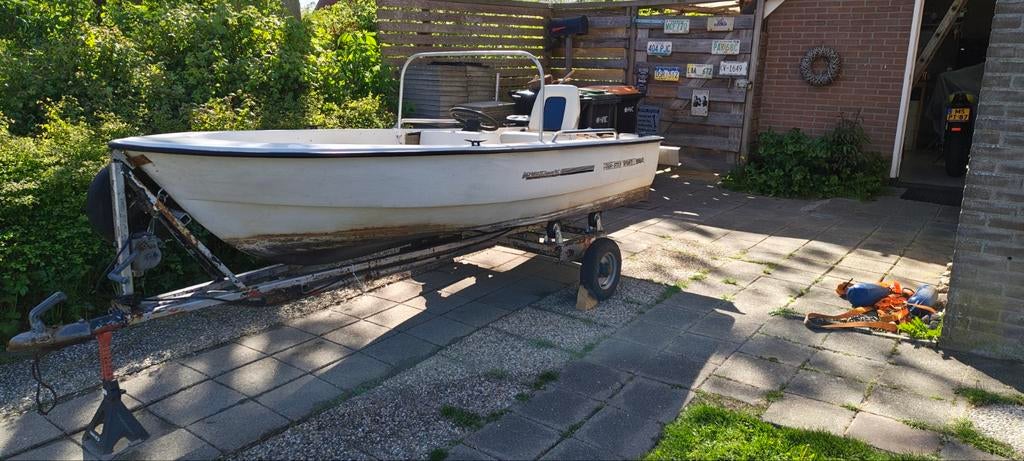 Aqua Star Sport met trailer en Yamaha 6pk buitenboordmotor, Ophalen, Gebruikt, 3 tot 6 meter, Buitenboordmotor