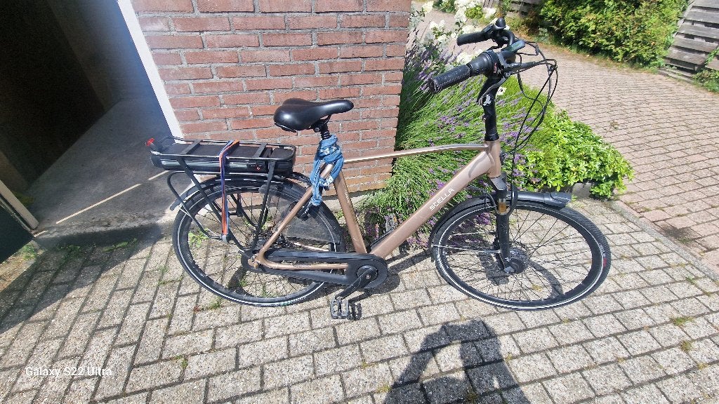 Elektrische Stella herenfiets met 600 Wh accu (2025), Gebruikt, 50 km per accu of meer, 55 tot 59 cm, Ophalen
