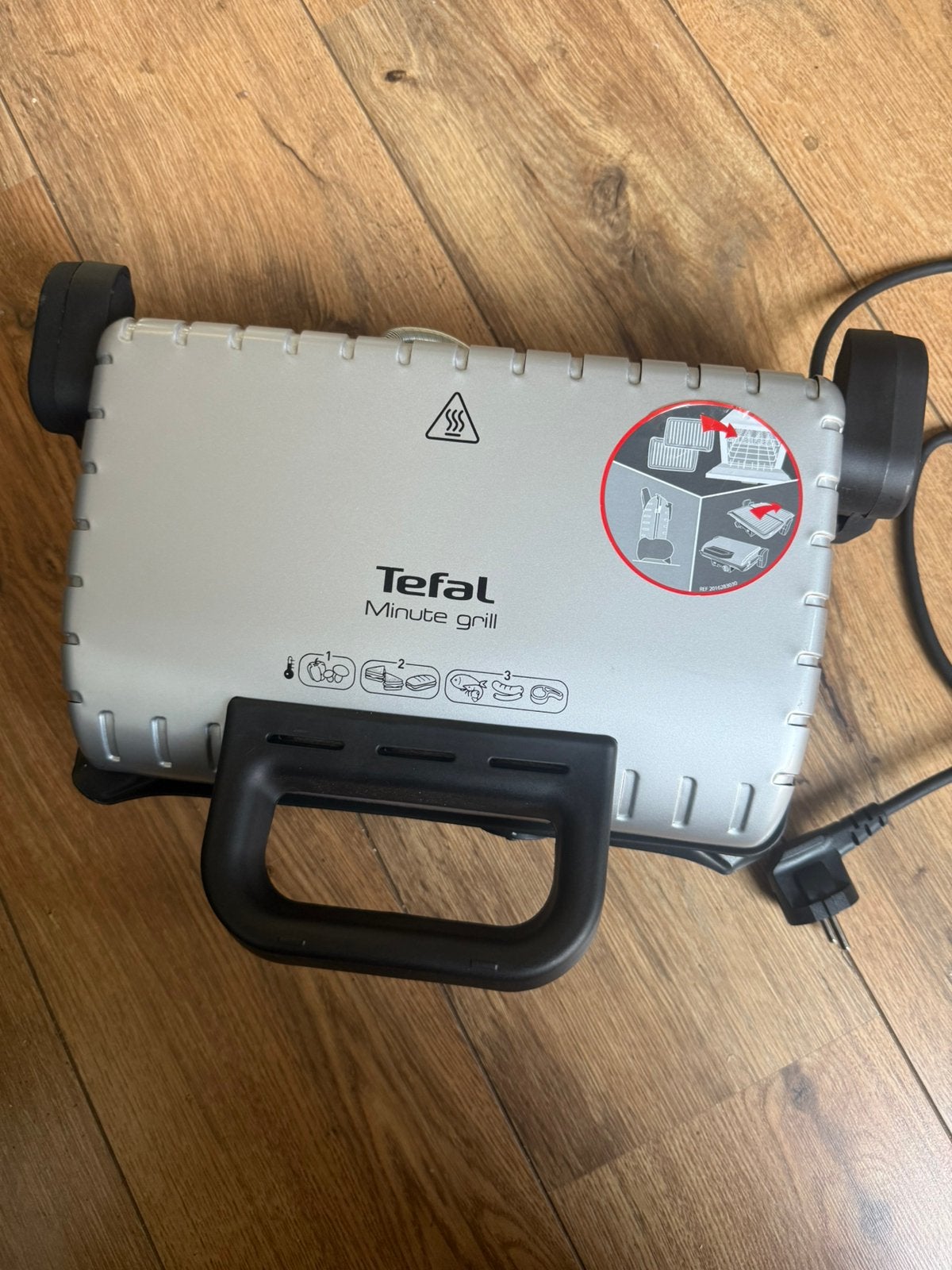 Tefal Minute Grill GC205012 Contactgrill zgan, Ophalen of Verzenden, Zo goed als nieuw