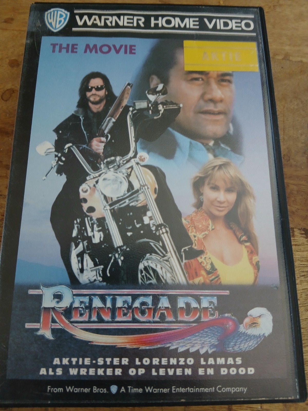 RENEGADE * VHS * WHV * EX VIDEOTHEEK RENTAL, Alle leeftijden, Ophalen of Verzenden, Zo goed als nieuw, Actie en Avontuur