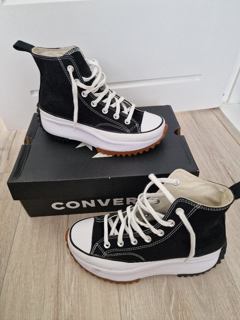 Converse All Star platform maat 39, Zwart, Converse, Ophalen of Verzenden, Sneakers of Gympen