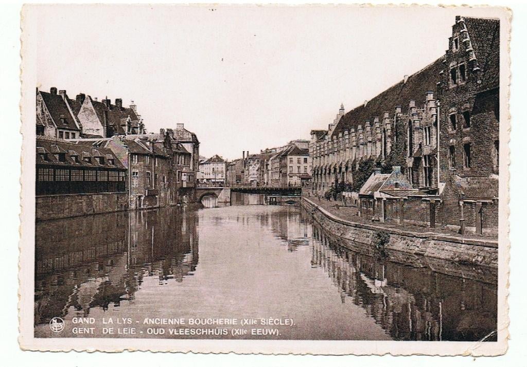 Gent  de Leie  Nr. 185, Verzamelen, Ophalen of Verzenden, Voor 1920, Ongelopen, Brussel (Gewest)