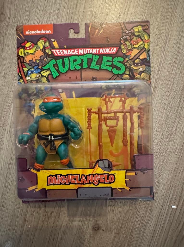 Teenage Mutant Ninja Turtles Michelangelo actiefiguur, Ophalen of Verzenden, Nieuw