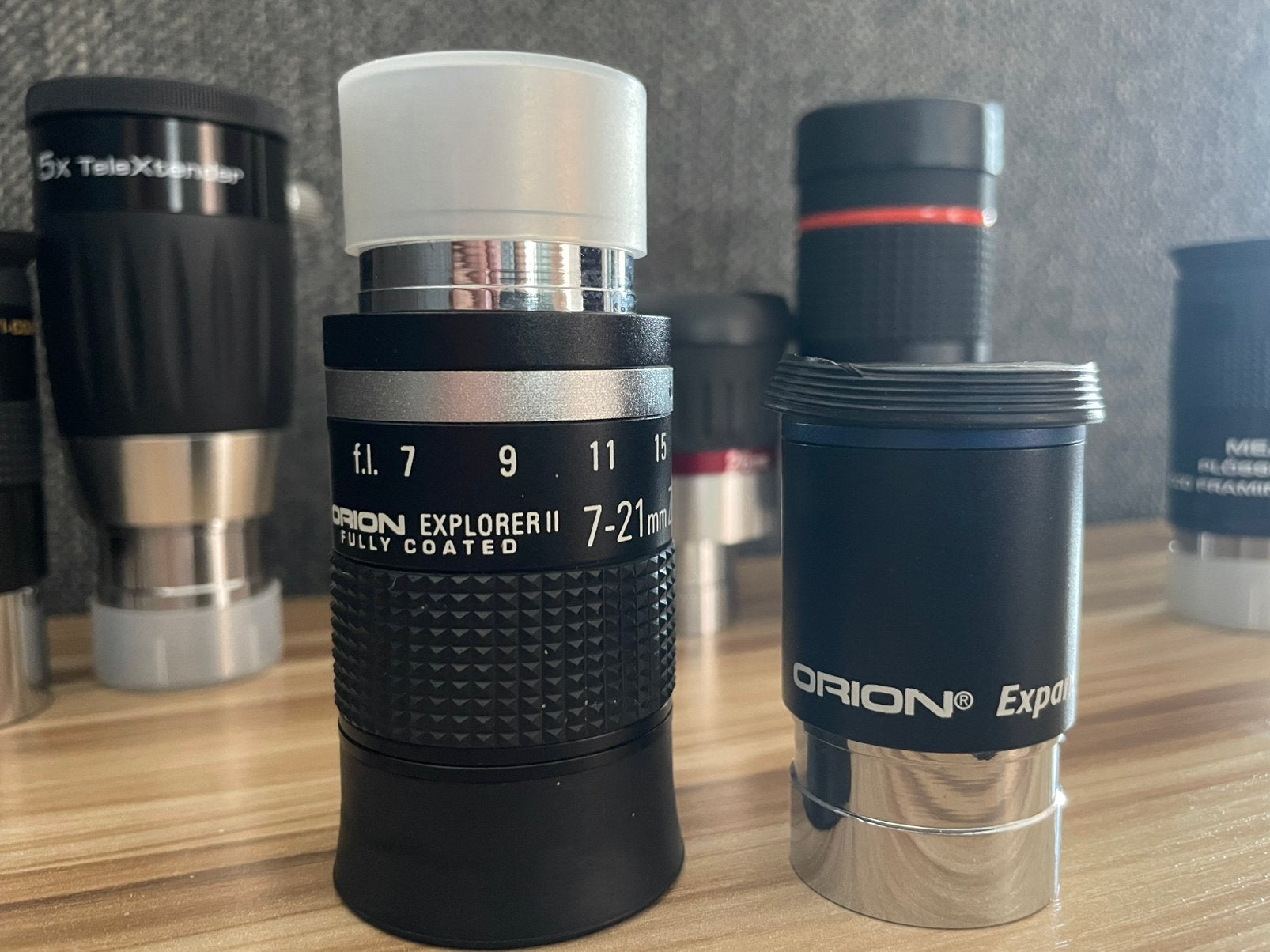 oculairs for telescope, Audio, Tv en Foto, Optische apparatuur | Telescopen, Ophalen of Verzenden, Zo goed als nieuw, Minder dan 80 mm