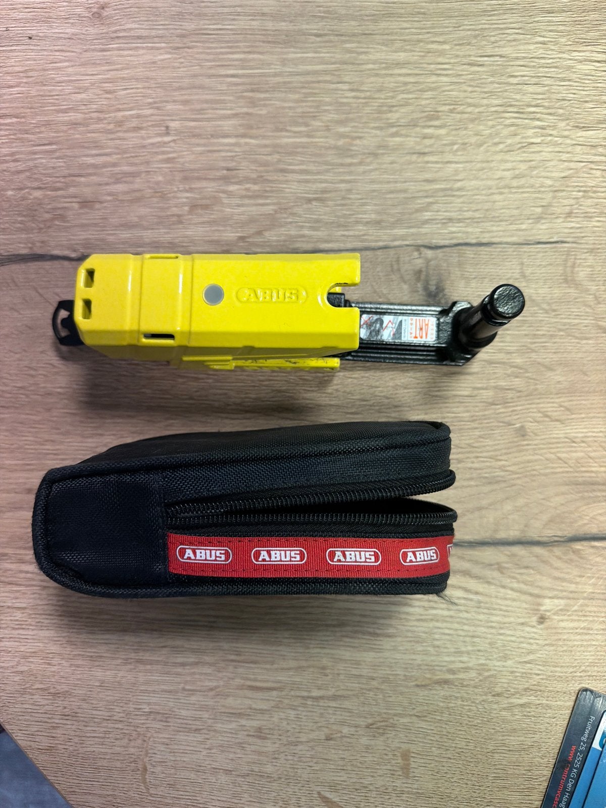 ABUS 8077 Detecto X-Plus schijfremslot, Ophalen, Gebruikt