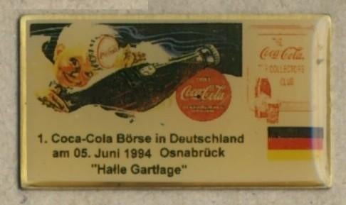 Coca-Cola pin speldje 1. Coca-Cola Börse in Duitsland., Ophalen of Verzenden, Nieuw, Merk, Speldje of Pin