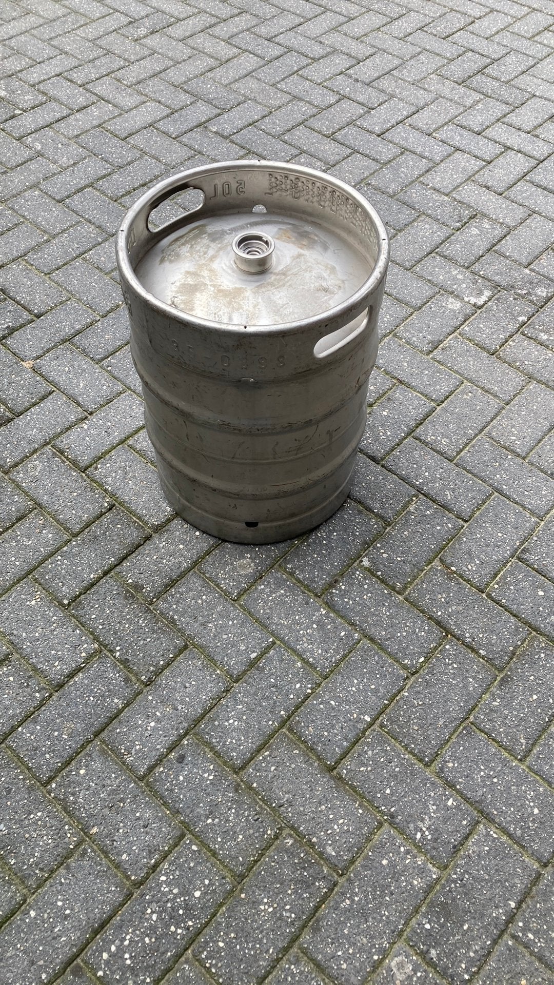 Leeg biervat, Ophalen, Gebruikt