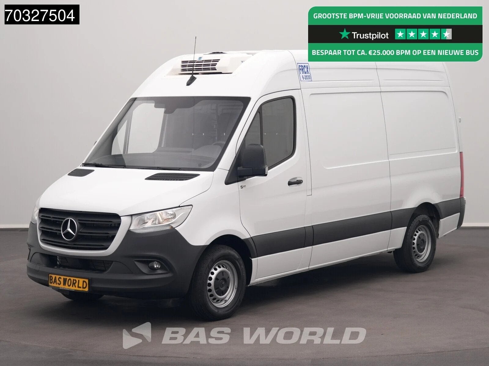 Mercedes Sprinter 317 CDI Koelwagen Vriezer 170PK L2H2 Airco, Auto's, Stof, Gebruikt, Euro 6, 4 cilinders