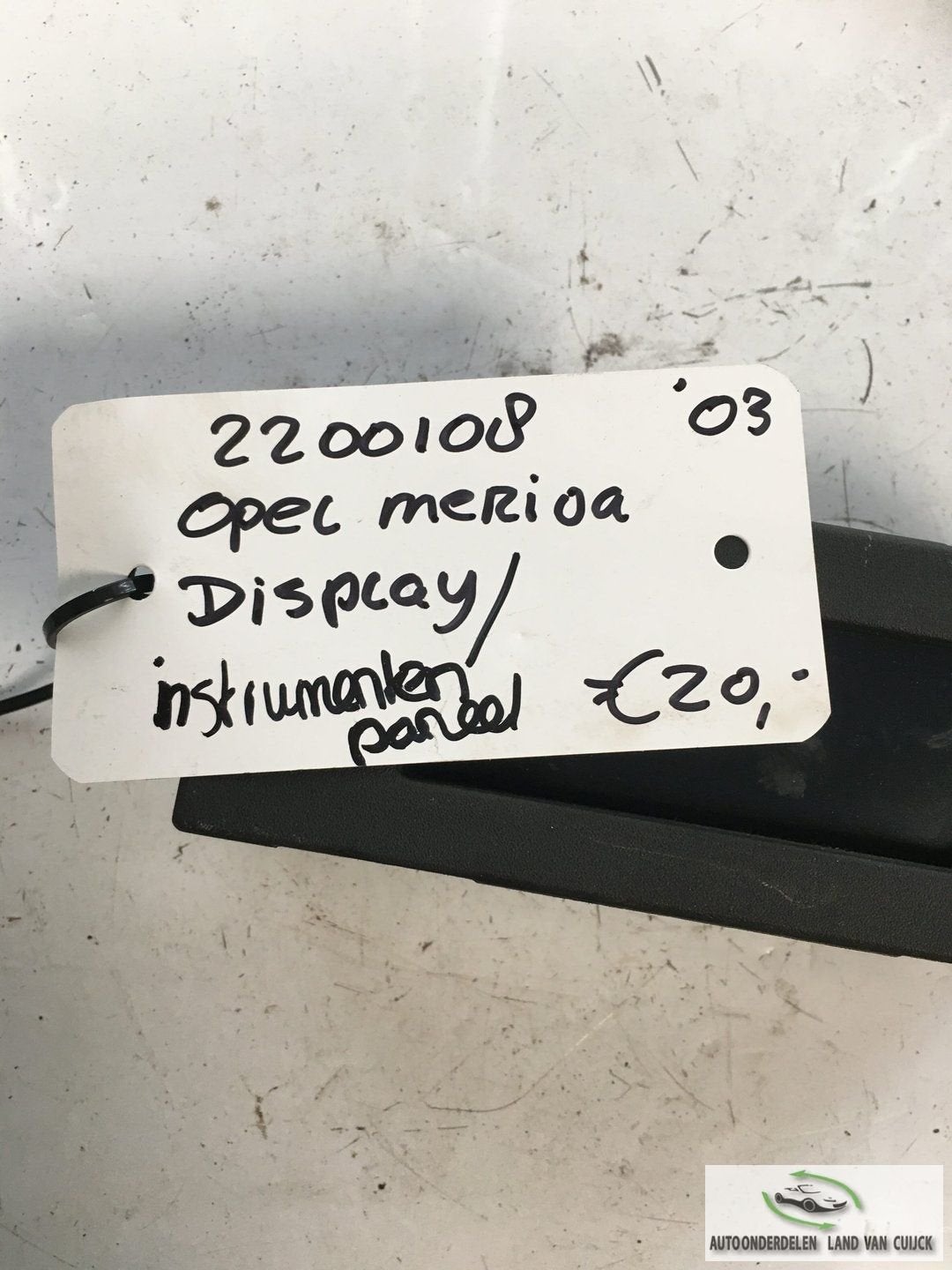 Opel Meriva 2003 Instrumentenpaneel, Gebruikt, -, -, Ophalen of Verzenden
