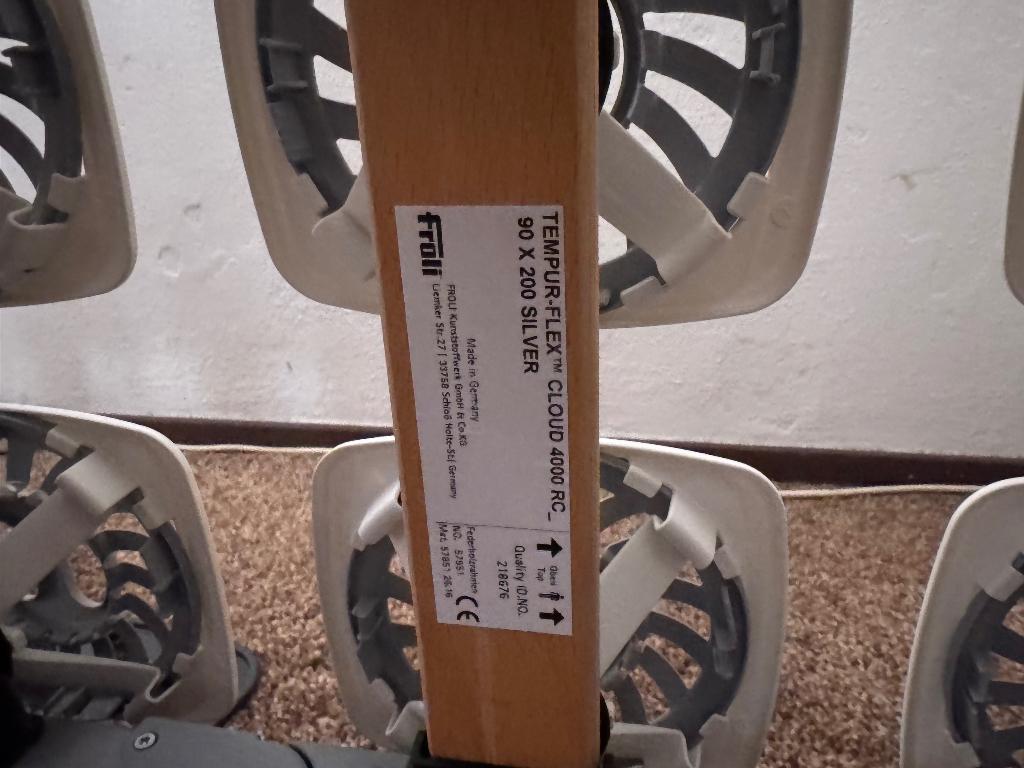 Tempur schotelbodem, Ophalen, Gebruikt, 90 cm, Eenpersoons