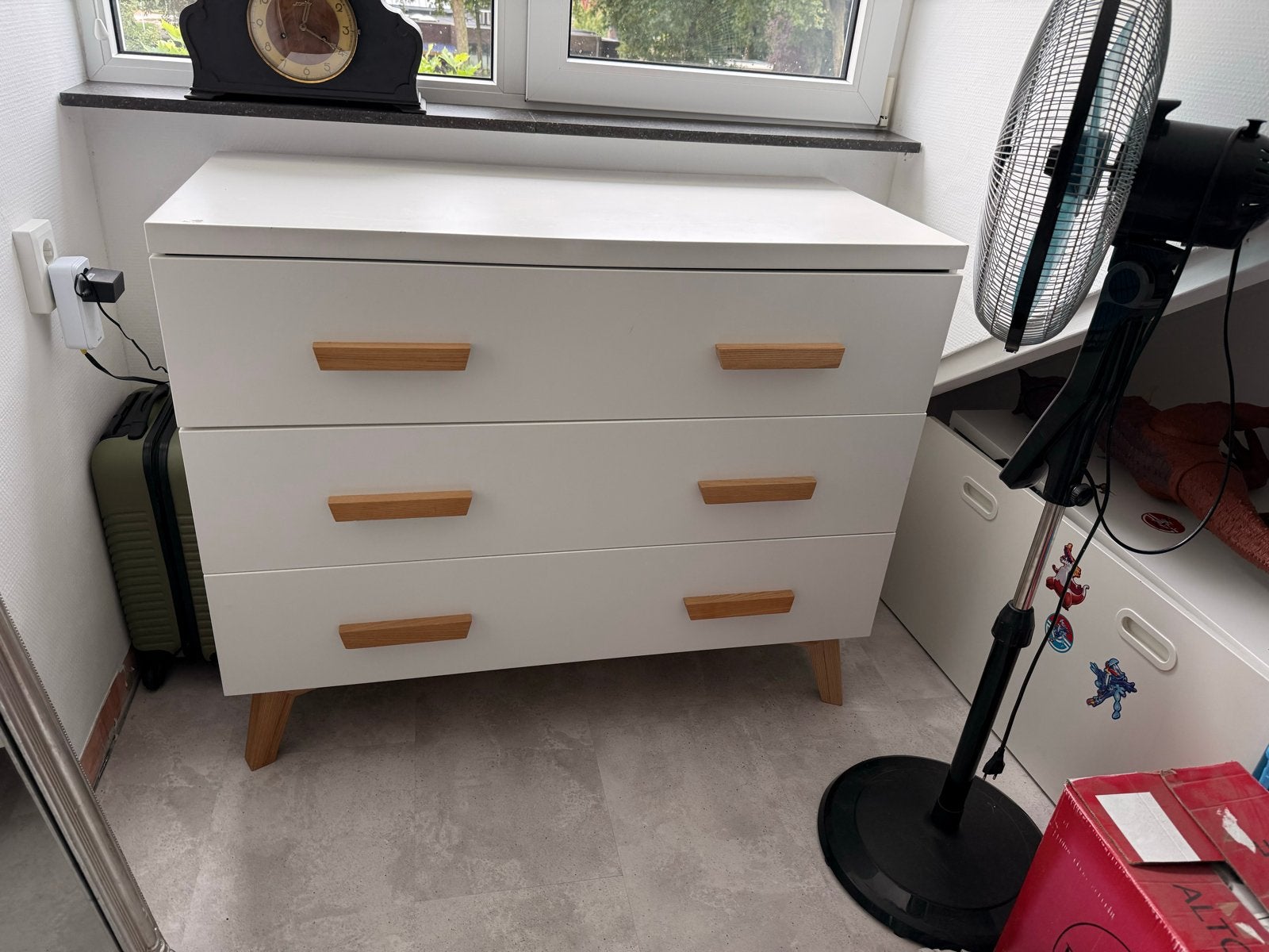 TWF Mika Commode - Zware kwaliteit met 3 laden, Kinderen en Baby's, Gebruikt, 50 tot 70 cm, Ophalen of Verzenden, 100 cm of meer