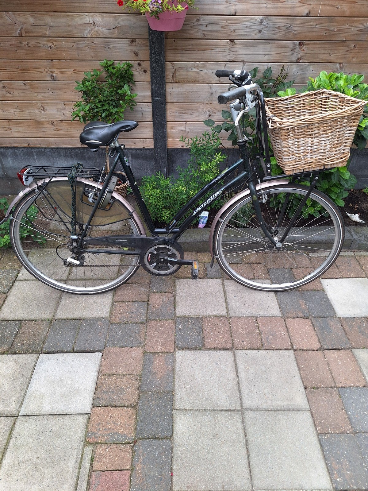 Gazelle modeo, Fietsen en Brommers, Fietsen | Dames | Omafietsen, Ophalen, Gebruikt, Versnellingen, 56 cm of meer