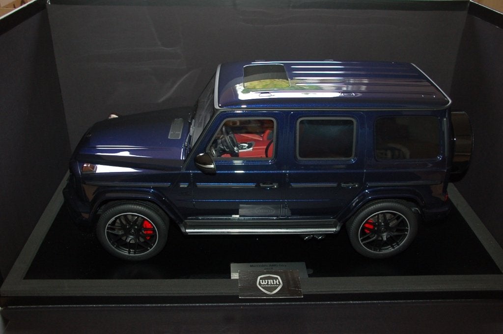 1:8 Minichamps MERCEDES G63 AMG 2018 blue LTD 99 WRH, Verzenden, Nieuw, 1:5 t/m 1:8, Auto