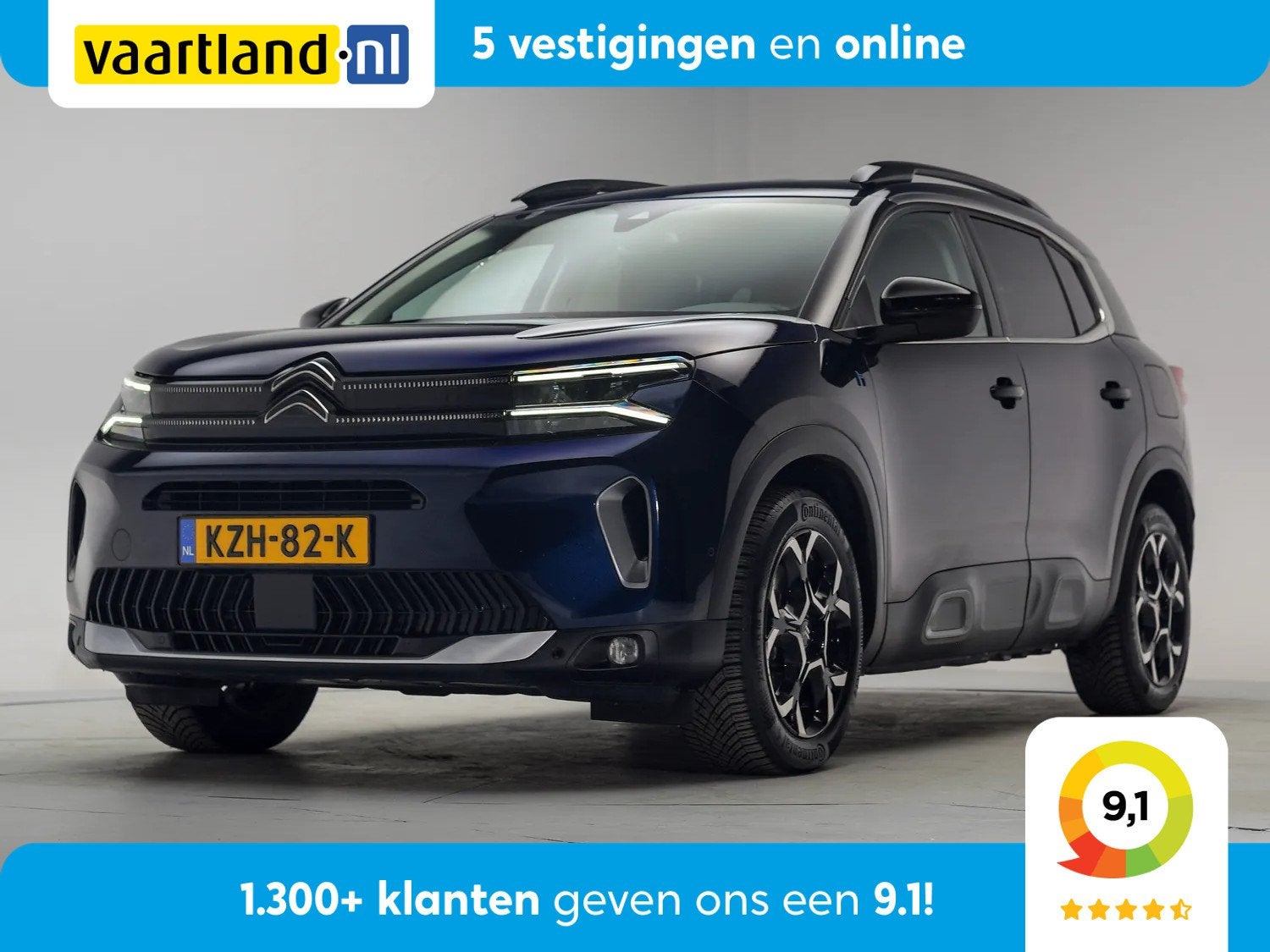 Citroën C5 Aircross 1.6 Plug-in 225pk Shine FACELFT [ Navi, Auto's, Gebruikt, 4 cilinders, Plug-in hybride, Bedrijf