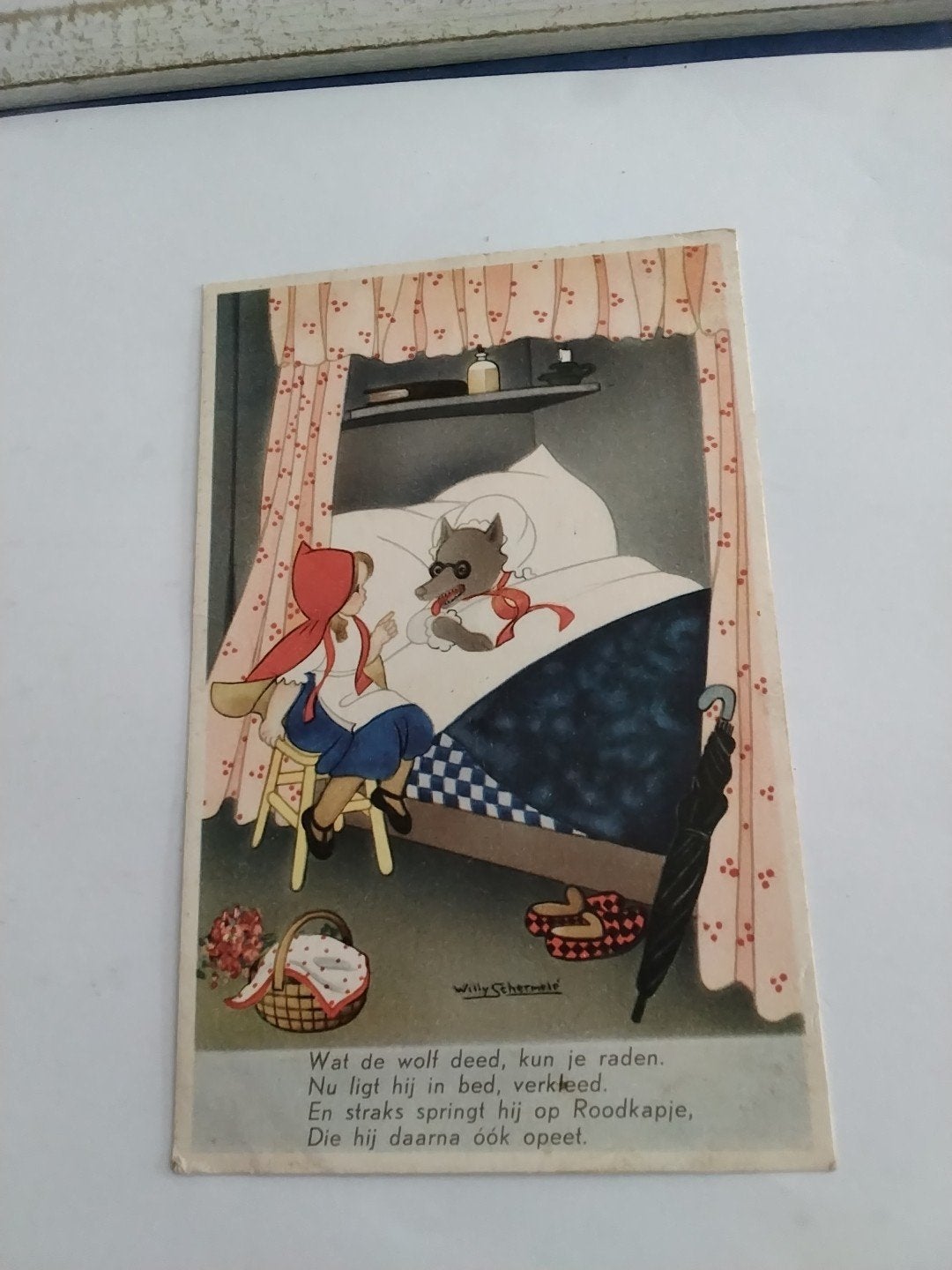 WILLY  SCHERMELE  1941. /DE WOLF IN BED VAN GROOTMOEDER, Ophalen of Verzenden, 1940 tot 1960