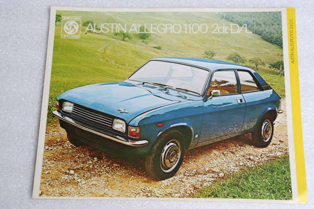 Folder Austin Allegro 1100 2 deurs D/L (circa 1975) (28), Ophalen of Verzenden, Nieuw, Overige merken