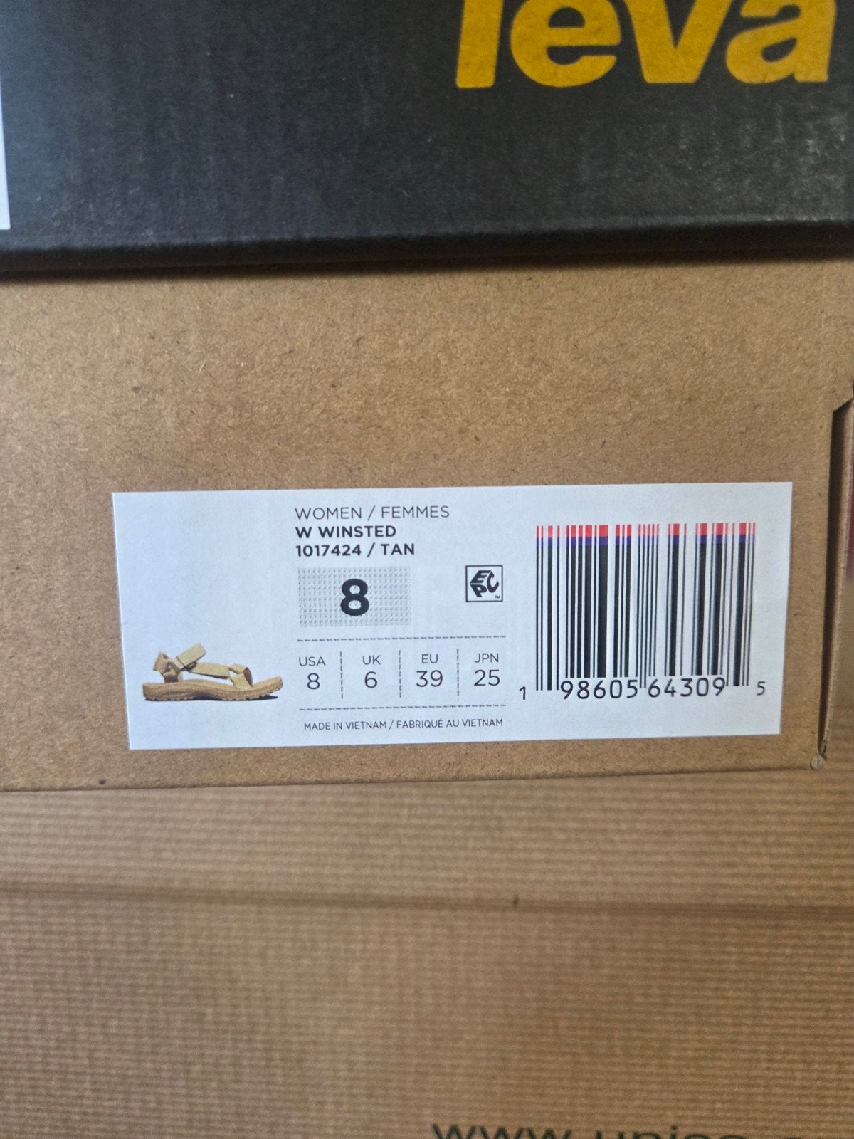 Nieuwe Teva Winsted sandalen - Maat 39, Kleding | Dames, Schoenen, Ophalen of Verzenden