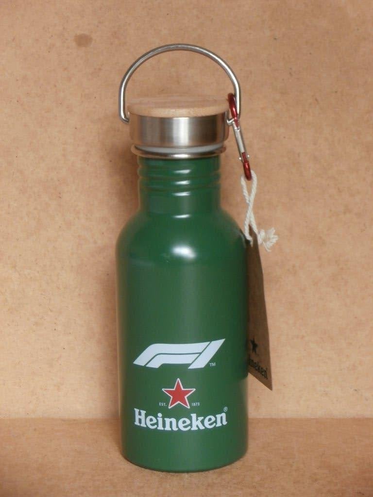 Heineken bier flesje drinkfles waterfles F1 bidon fles 500ml, Verzamelen, Ophalen of Verzenden, Nieuw, Heineken