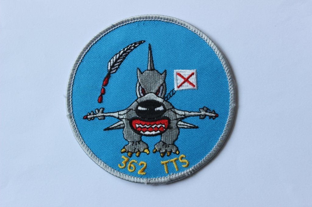 patch 362nd  f-16  crewchief training sqn usaf sheppard afb, Verzenden, Zo goed als nieuw, Patch, Badge of Embleem