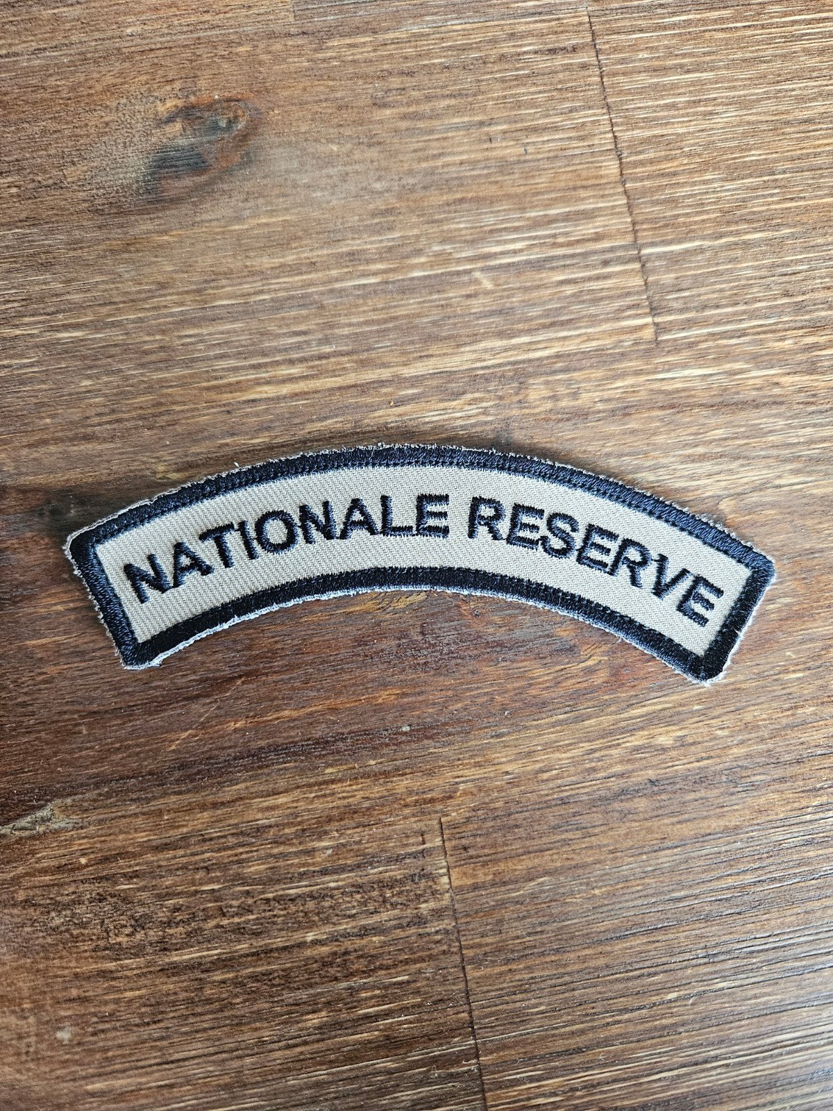 Straatnaam Nationale Reserve, Verzamelen, Ophalen of Verzenden, Landmacht, Nederland, Embleem of Badge