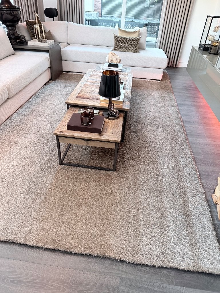 Bomat vloerkleed, Huis en Inrichting, Ophalen, 200 cm of meer, 200 cm of meer, Beige