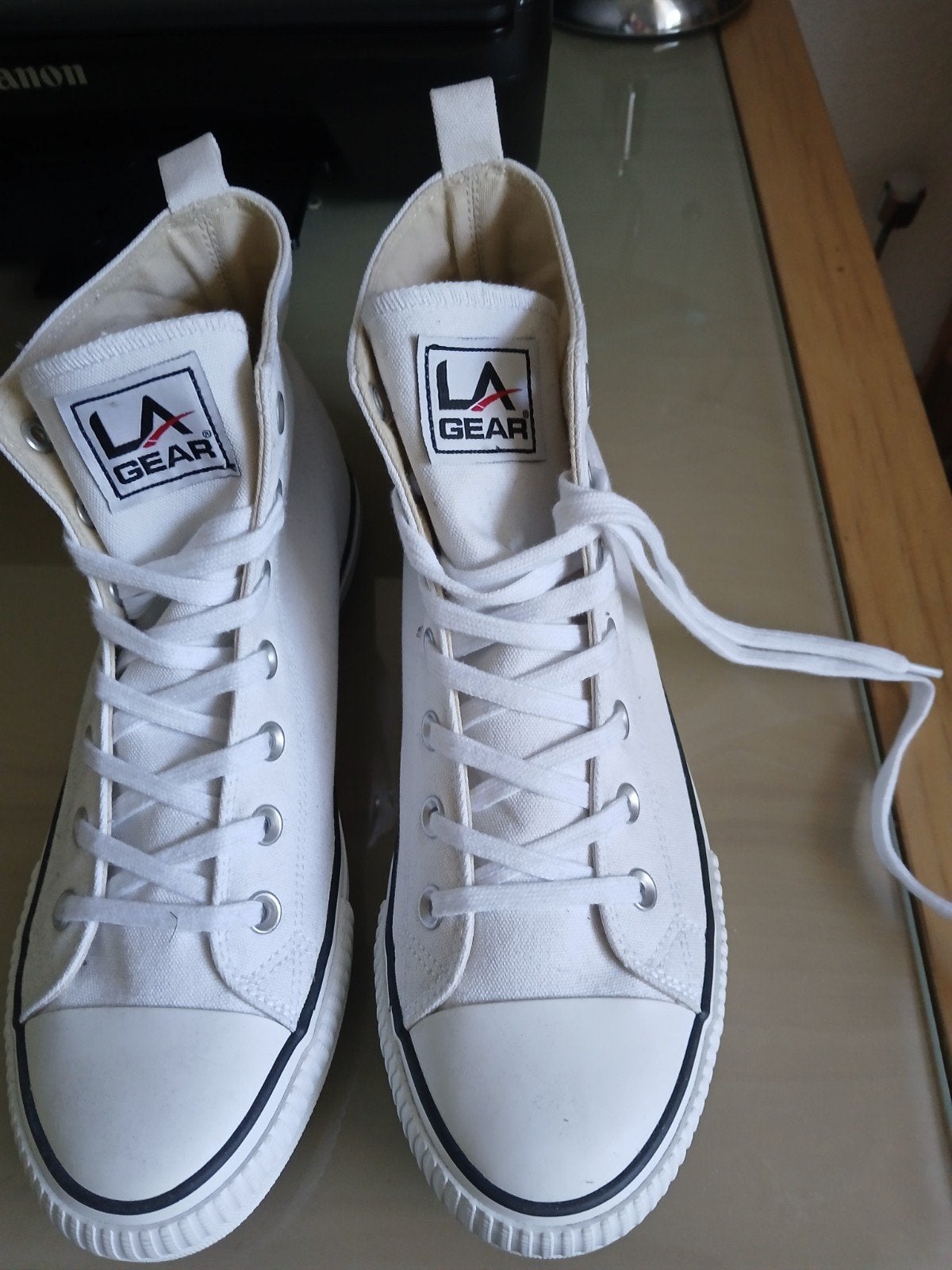 LA Gear Hoge Sneakers - Wit - Maat 43, Verzenden, Nieuw, Wit