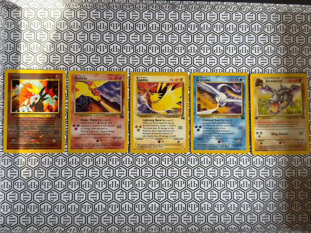 Mooi setje Pokémon Promo’s + 1st Edition Prerelease, Ophalen of Verzenden, Zo goed als nieuw, Meerdere kaarten