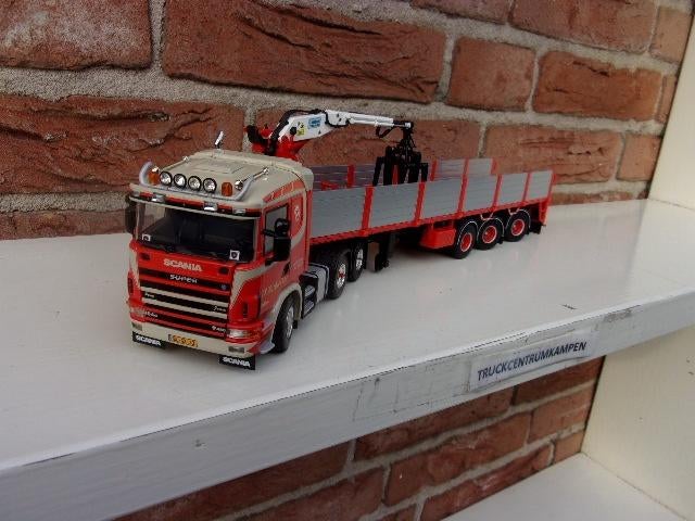 WSI  Scania  R4  Flat  Roof  6 x 2  van  Huskens., Ophalen of Verzenden, Nieuw, Bus of Vrachtwagen, Wsi