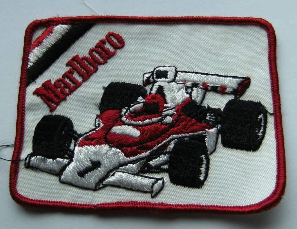 F1 marlboro patch badge opnaai embleem vintage auto, Verzamelen, Verzenden, Nieuw, Formule 1
