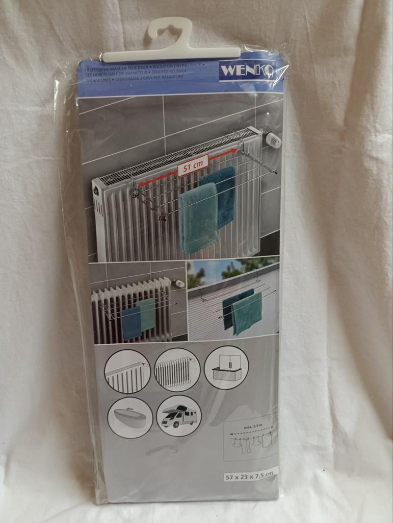 Wenko Radiator Droogrek - Compact en Handig, Ophalen of Verzenden, Nieuw, Wasrek