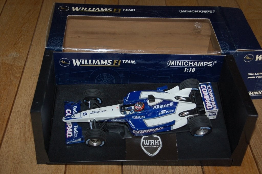 1:18 Williams F1 FW24 Montoya Minichamps WRH, Verzenden, Zo goed als nieuw, Auto, MiniChamps