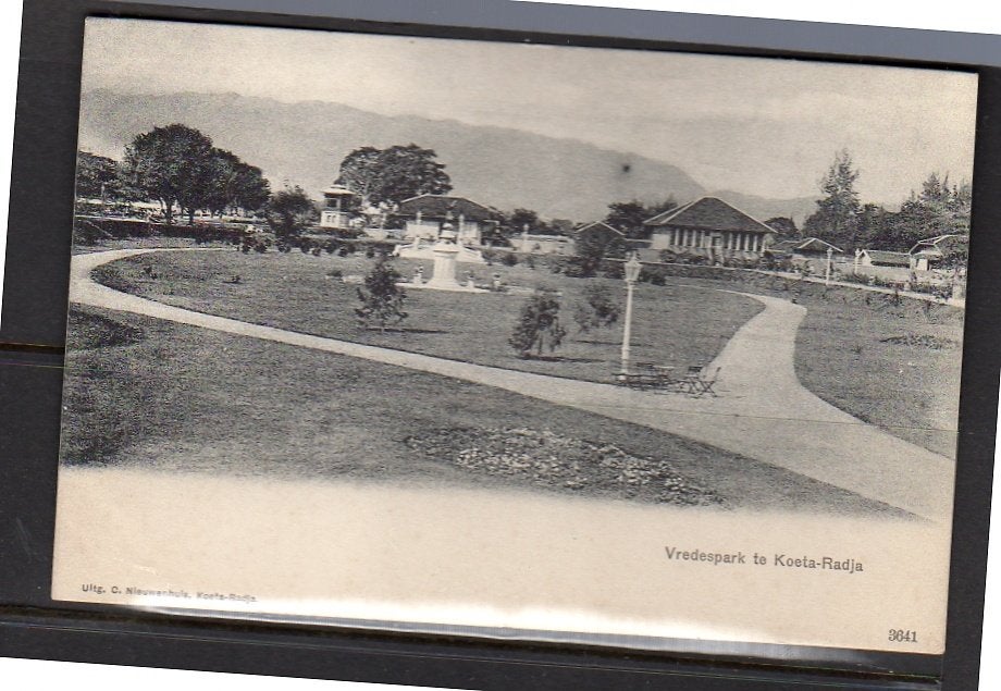 Ned Indië Koeta-Radja Peace Park  Scarce card +/- 1910, Ophalen, Voor 1920, Buiten Europa