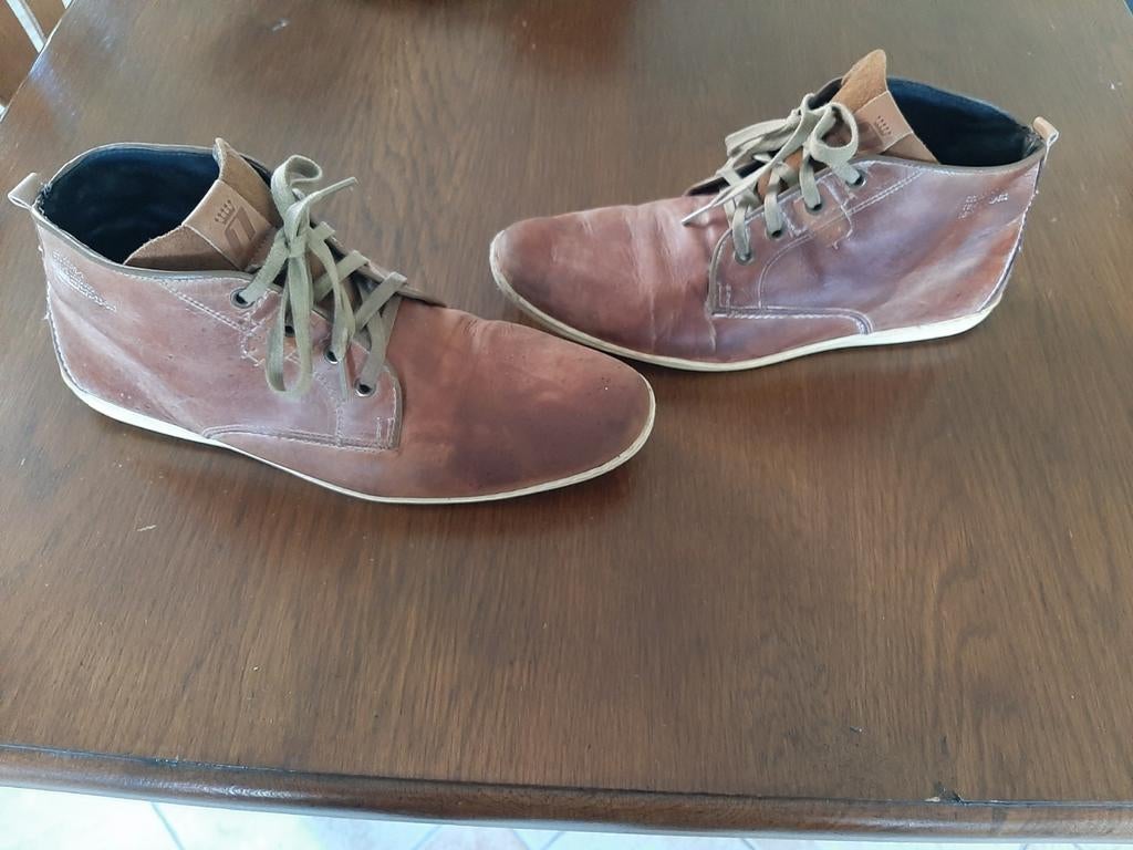 Mooie bruine heren schoenen ziengs 45, Ziengs, Bruin, Ophalen of Verzenden, Zo goed als nieuw