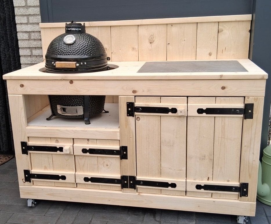 Op voorraad. Buitenkeuken voor oa green egg etc, Tuin en Terras, Buitenkeukens, Ophalen, Nieuw