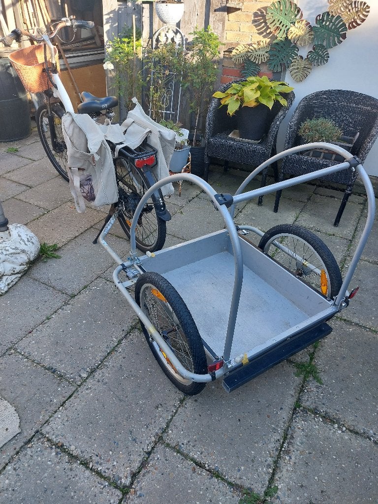 Aluminium fietsaanhanger voor vissen of bagage, Fietsen en Brommers, Ophalen, Gebruikt, Opvouwbaar, Bagagekar