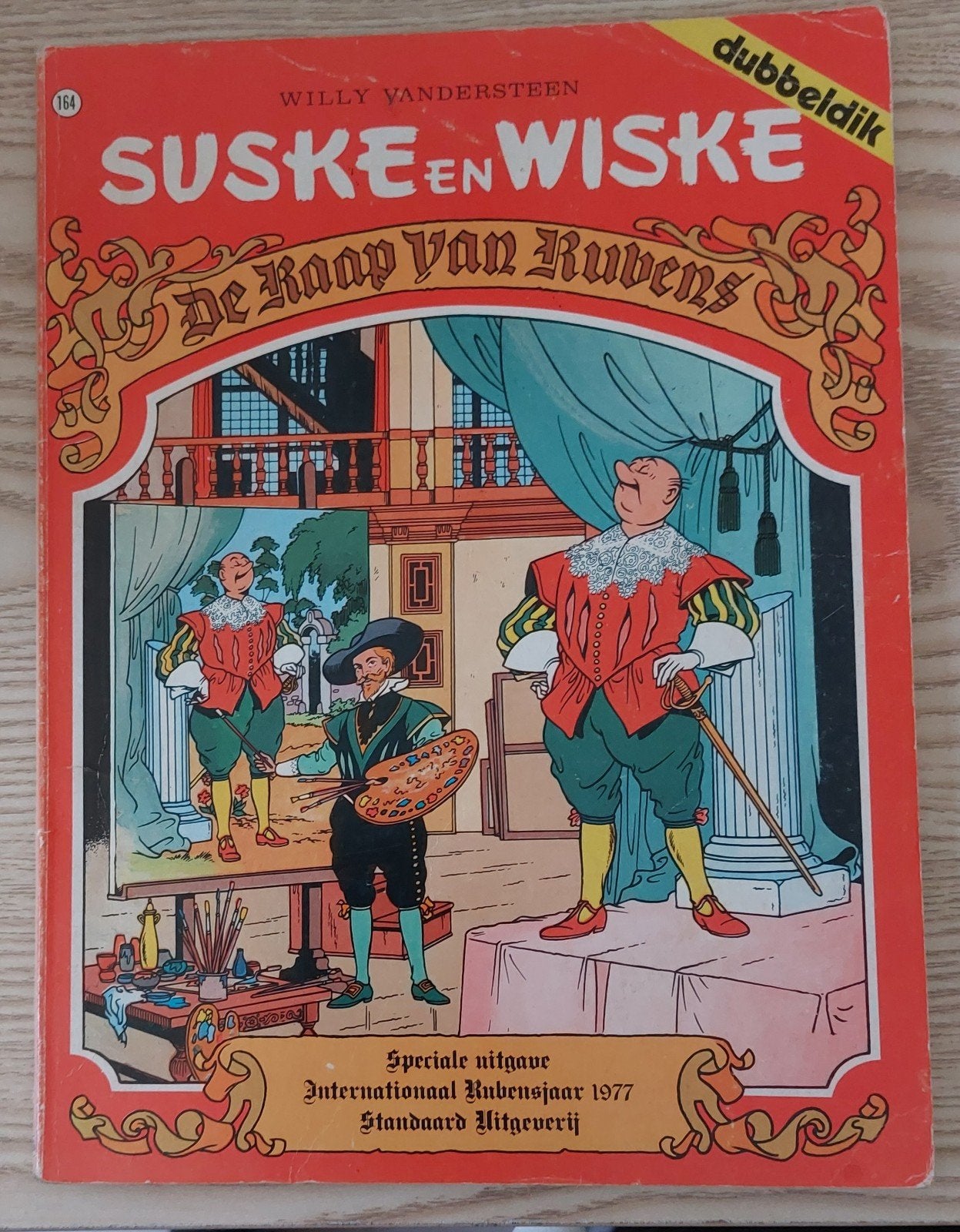 Suske en Wiske 164 - De Raap van Rubens (Dubbeldik, 1977) -, Eén stripboek, Ophalen of Verzenden, Zo goed als nieuw