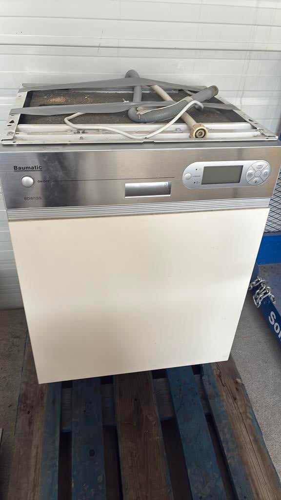 Baumatic BDW1SS inbouw vaatwasser vaatwasmachine, Ophalen, Zo goed als nieuw, Inbouw, Minder dan 85 cm