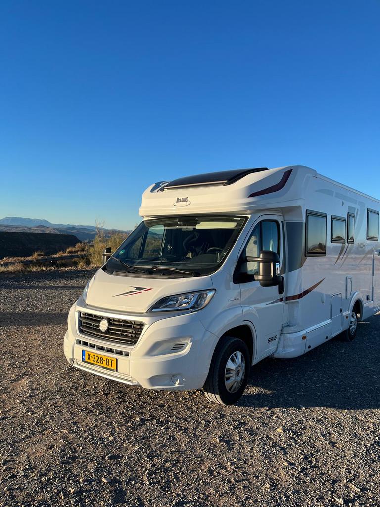 Luxe camper uit 2021 - 51.XXX km, Caravans en Kamperen, Campers, Fiat, Afzuigkap, Particulier, Half-integraal
