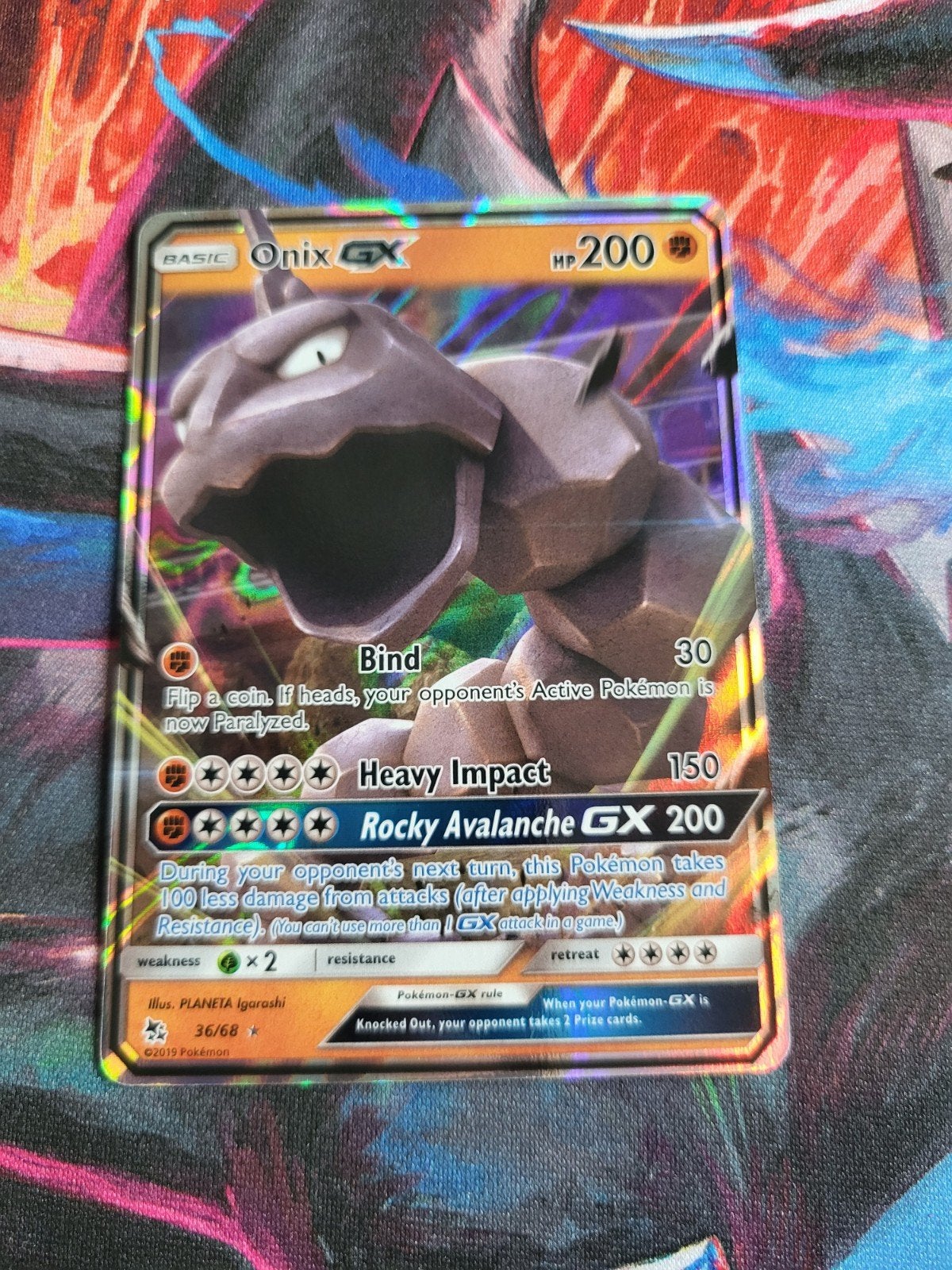 Onix GX - Hidden Fates #36/68, Ophalen of Verzenden, Zo goed als nieuw