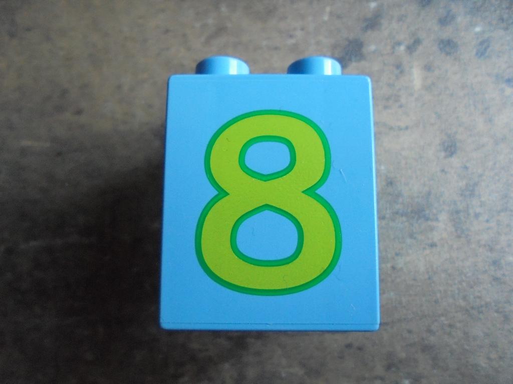 Lego Duplo Brick 2x2x2 (zie foto's), Ophalen of Verzenden, Gebruikt, Losse stenen, Duplo