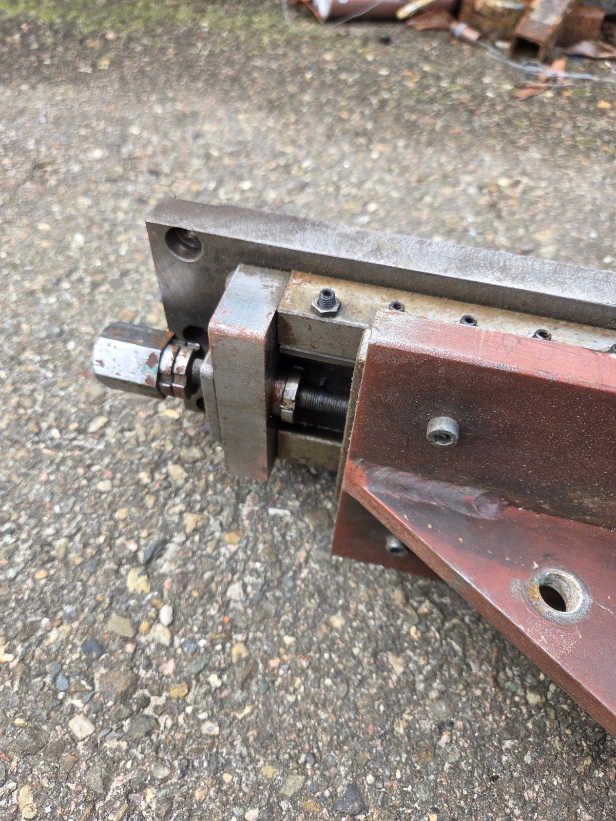 Robuuste machineklem / opspaninrichting, Doe-het-zelf en Verbouw, Ophalen of Verzenden, Gebruikt