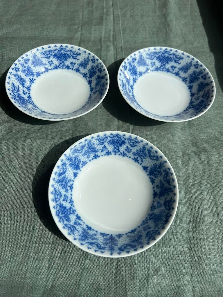 Set van drie schaaltjes Rosenthal Idyll Blau, Ophalen of Verzenden