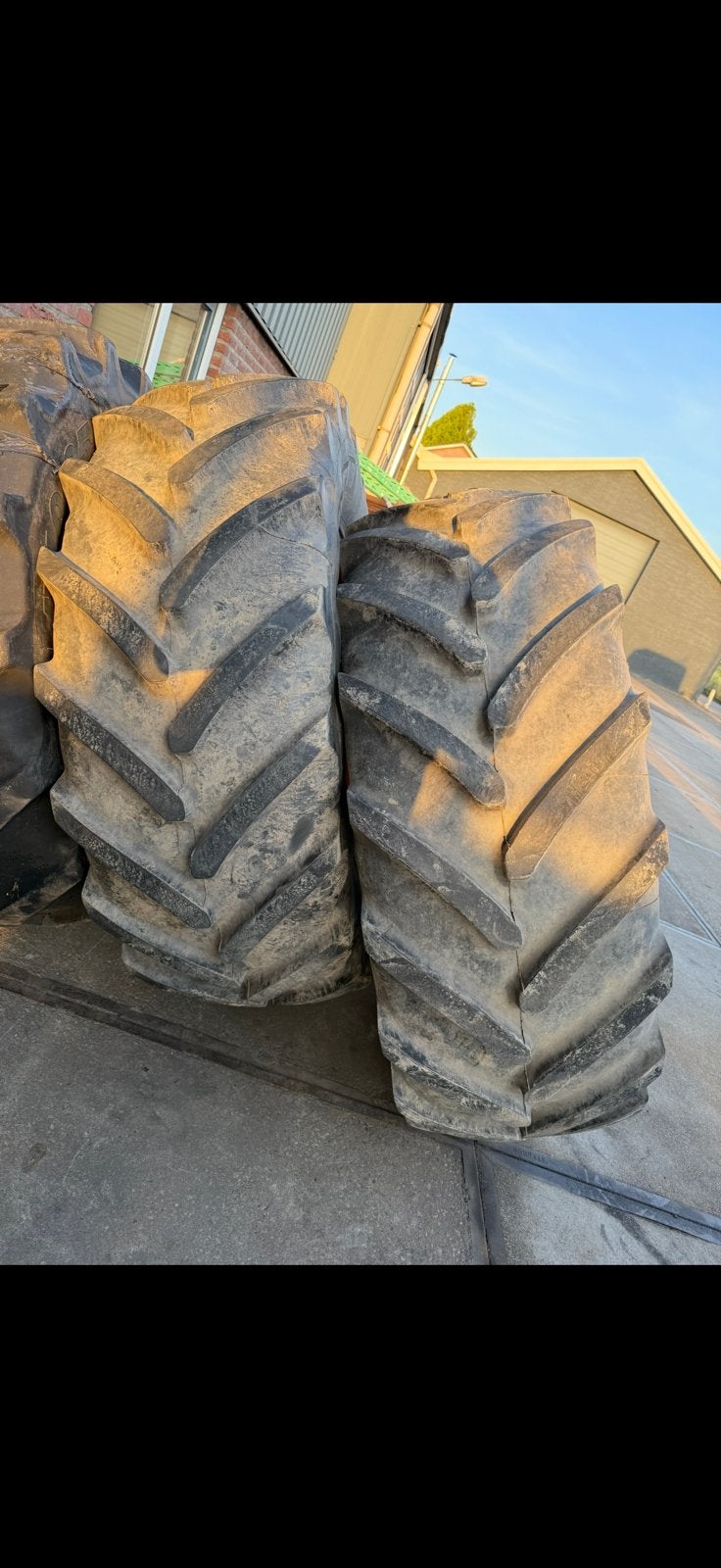 Michelin landbouwbanden met velgen – complete set, Ophalen