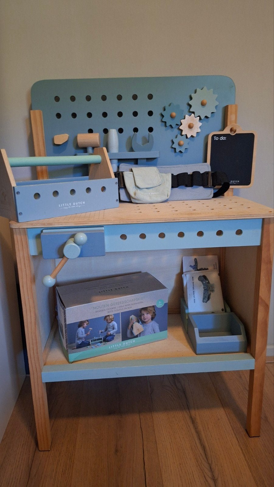 Little Dutch Houten Werkbank met Gereedschapskist