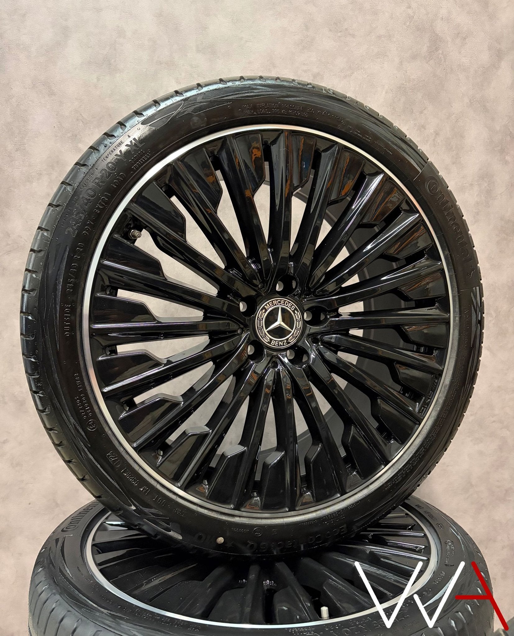20” Mercedes-Benz E-Klasse AMG W214 S214 velgen Continental, Auto-onderdelen, Gebruikt, -, -, Banden en Velgen