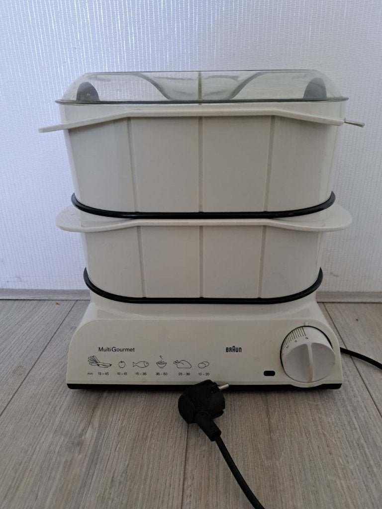 Braun MultiGourmet stomer, Ophalen, Gebruikt